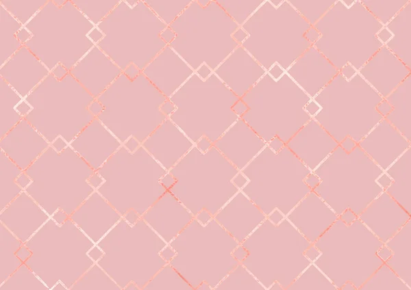 Fondo Del Patrón Con Diseño Brillante Oro Rosa — Archivo Imágenes Vectoriales