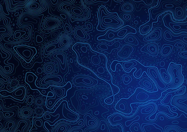 Fondo Abstracto Con Detallado Diseño Mapa Topográfico — Vector de stock