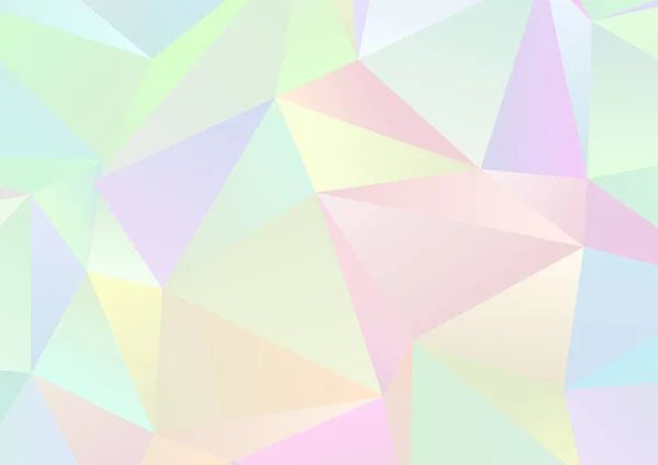 Couleur Pastel Bas Fond Design Poly — Image vectorielle