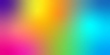 Soyut gökkuşağı gradyan dizaynlı pankart