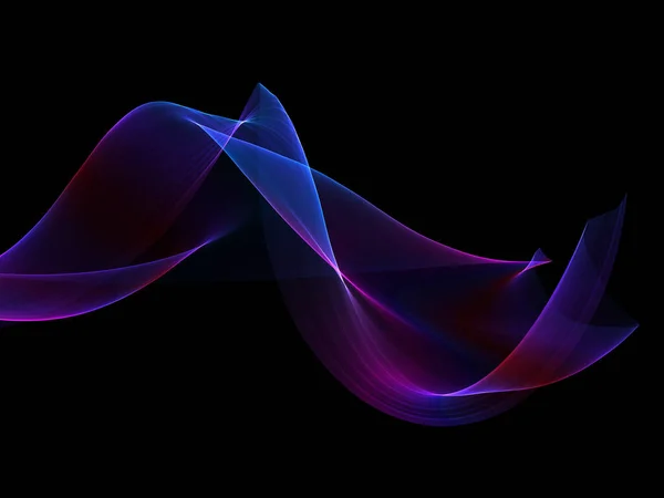 Abstract Background Flowing Waves Design — Stock Photo, Image