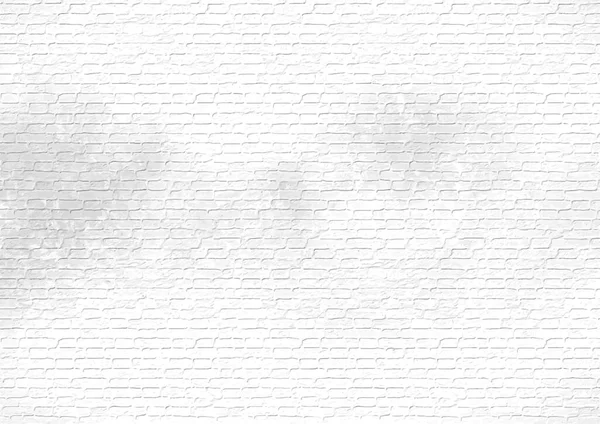 Grunge Style White Brick Wall Texture — Vector de stock