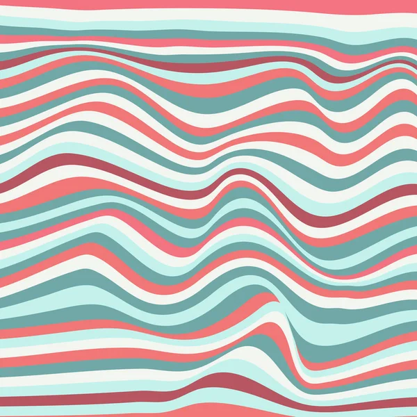 Abstract Striped Retro Styled Pattern Background — Vettoriale Stock