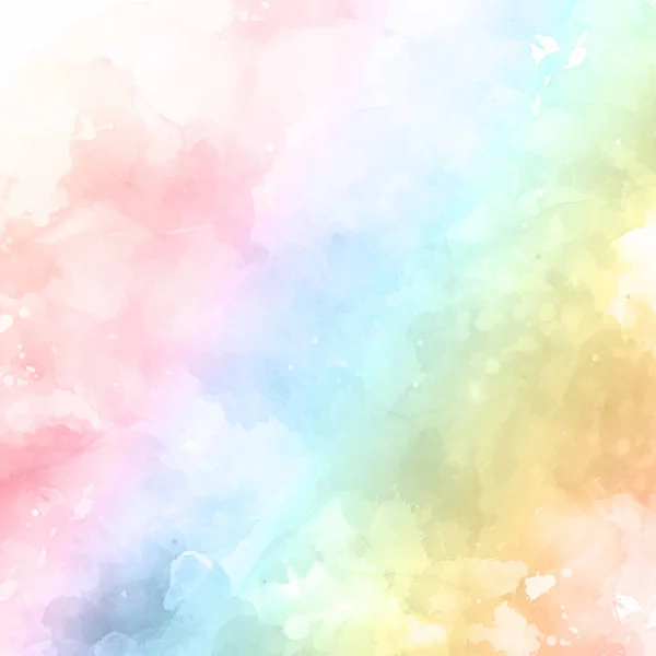 Pastell Gefärbte Handbemalte Aquarell Textur Hintergrund — Stockvektor