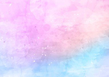 Pastel renkli el boyası suluboya doku 