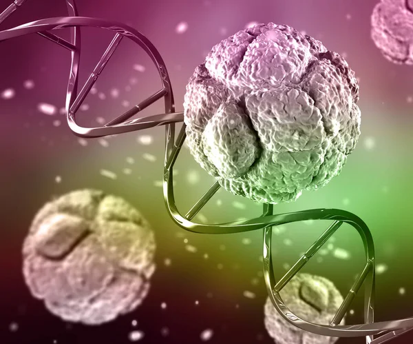 Візуалізації Медичного Фону Днк Нитки Вірусних Клітин — стокове фото