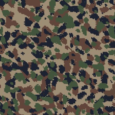Digital styled camo pattern design background