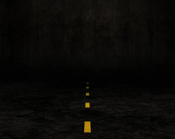 Render Grunge Style Road Texture — Stock Photo, Image