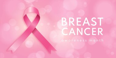 Breast cancer awareness month banner design