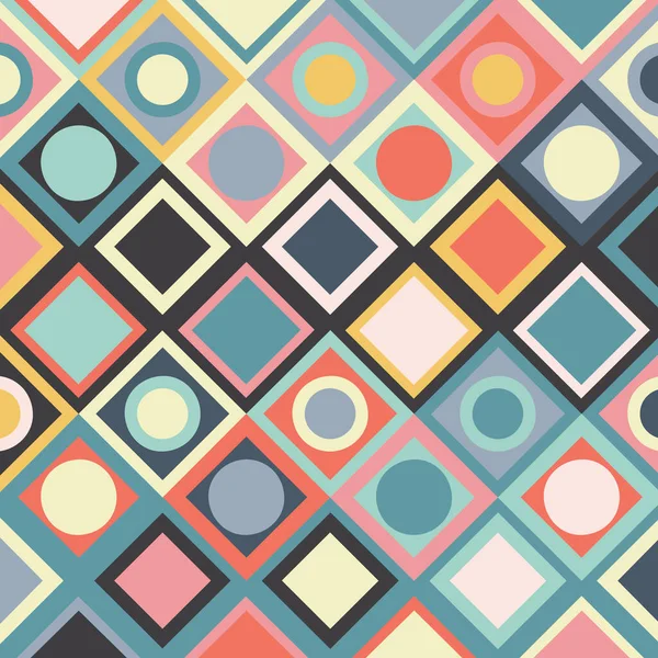 Abstracte Achtergrond Met Een Retro Vormgegeven Design — Stockvector