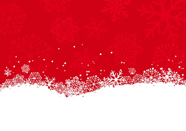 Fondo Decorativo Navidad Con Diseño Copo Nieve — Vector de stock