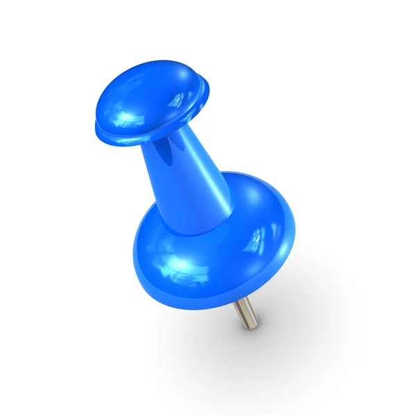 Blue Thumbtack — Stock Photo, Image