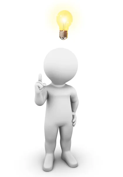 Idea Light Bulb Stock Photo