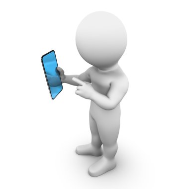 tablet pc dokunmatik ekran ile