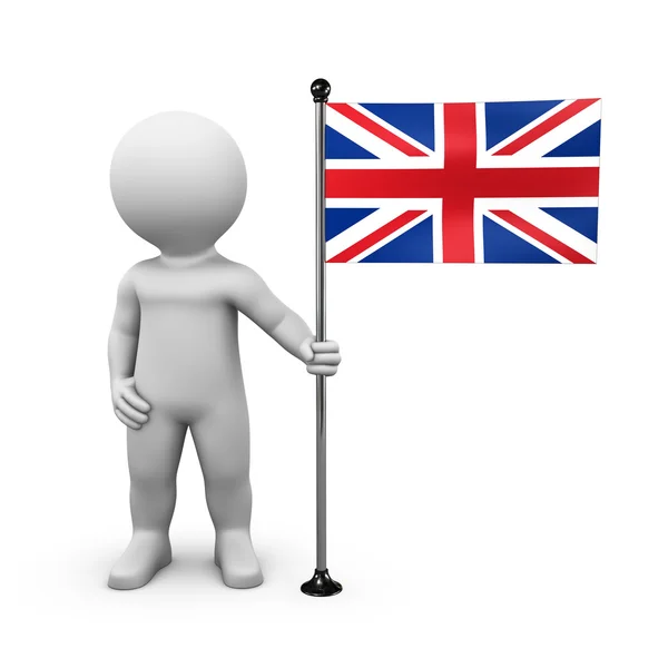イギリスのユニオン ジャックの旗 — ストック写真