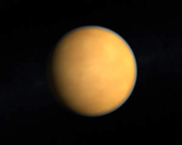 De maan titan van Saturnus — Stockfoto