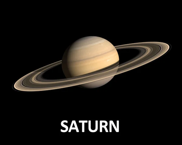 Planeet Saturnus Stockafbeelding