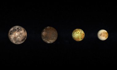 The Moons of Jupiter clipart