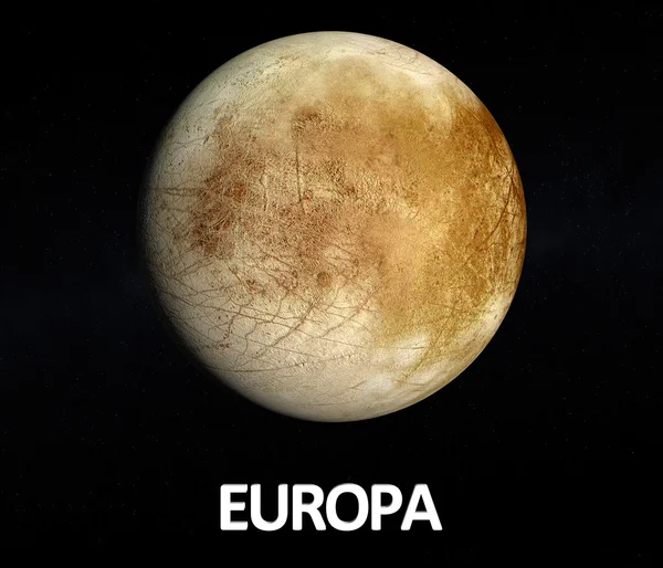 Jupitermoon Europa — Stockfoto