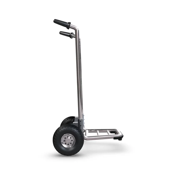 Hand Truck upright and empty profile — Stock Photo, Image