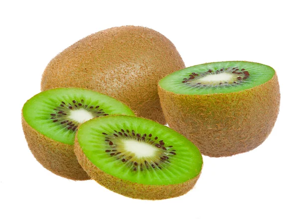 Kiwi aislado sobre fondo blanco — Foto de Stock