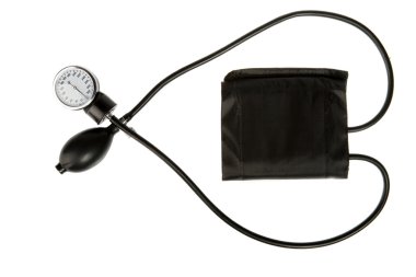 tonometer üzerinde beyaz izole