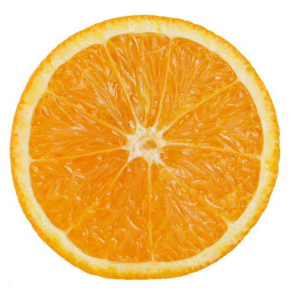 Un trozo de naranja. aislado en blanco . —  Fotos de Stock