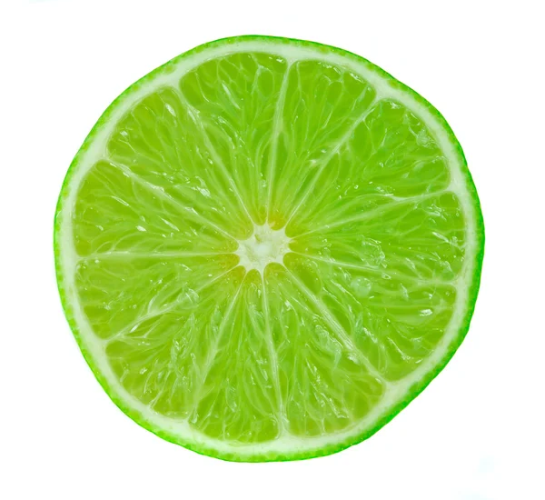 Limão fresco Isolado sobre fundo branco — Fotografia de Stock