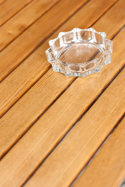 Glass ashtray — Stock Photo, Image