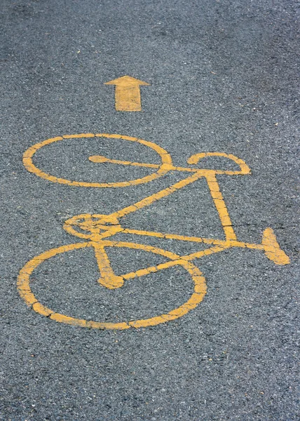 Radweg-Symbol — Stockfoto