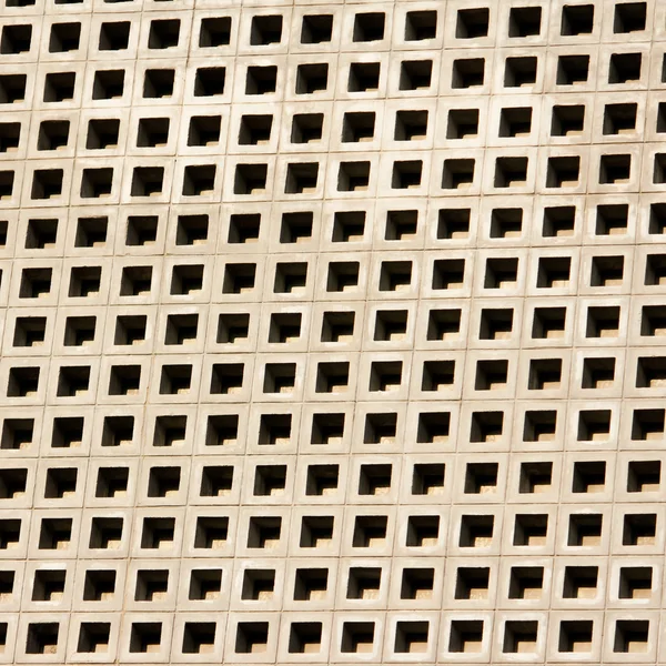 Perforated cement block wall — Stock Photo, Image