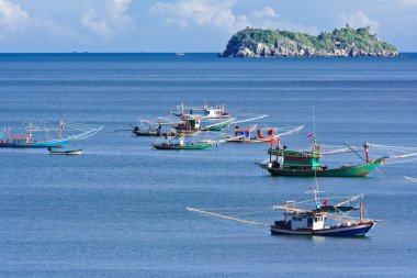 Thai balıkçı teknesi