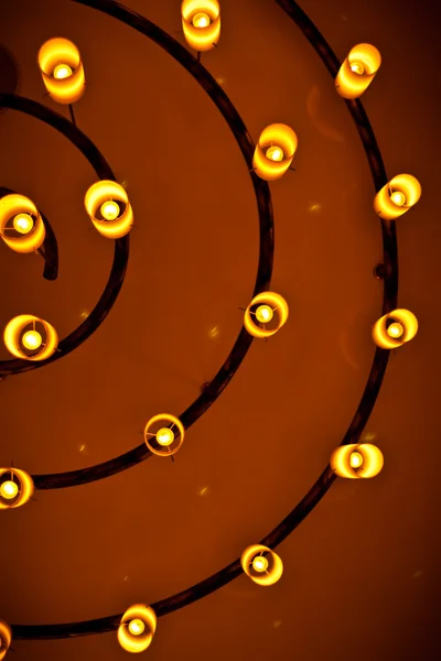 Deckenlampen hängen — Stockfoto