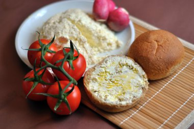 taze ev yapımı ricotta