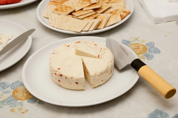 Hausgemachter Käse — Stockfoto