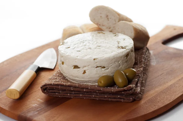 Homemade cheese — Stok fotoğraf