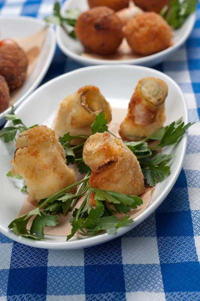 Fried zucchini — Stock Photo, Image