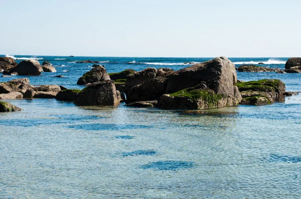 Algarrobo пляж — стокове фото