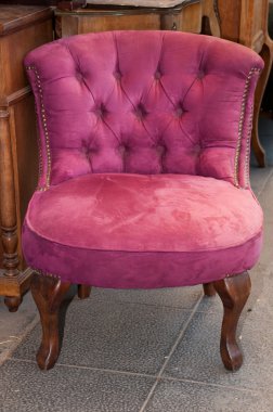 purple armchair clipart