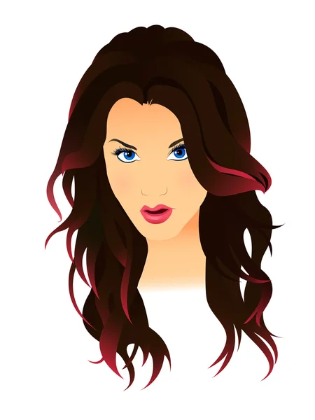 güzel bir kadın portresi