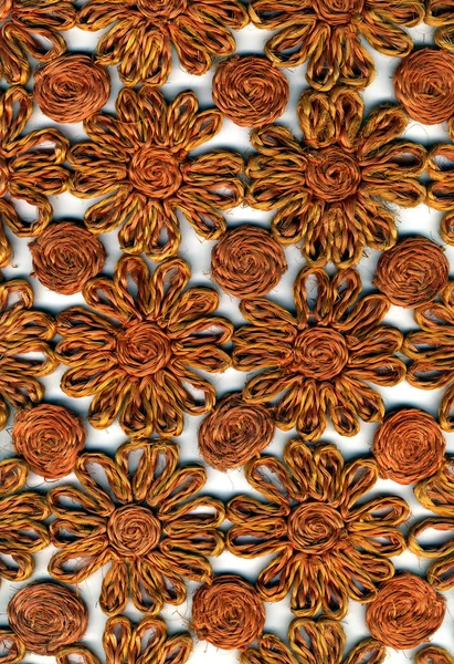 kaba dokuma kumaş malzeme - çiçek desenli