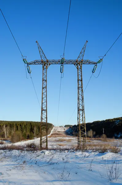 Tower of a electric line — Stock Photo, Image