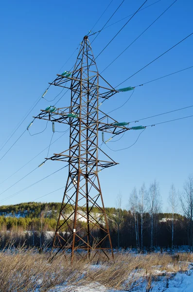 Tower of a electric line — Stock Photo, Image