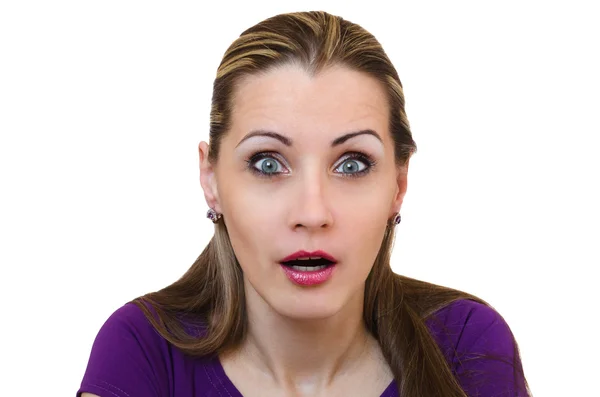 The surprised woman — Stock Photo, Image