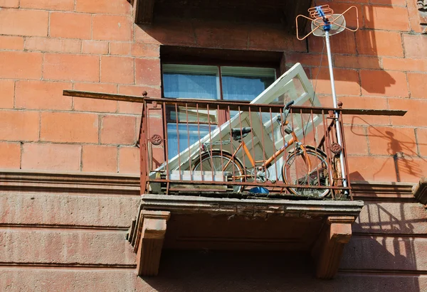 şeyler üzerinde balkon