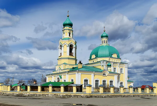 Iglesia Ortodoxa Rusa Honor Sagrada Nikolay Chudotvortsa Ubicada Aldea Nikolo — Foto de Stock