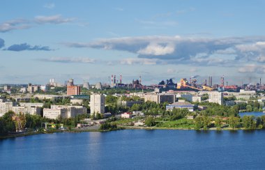 nizhny tagil ve metal işleri şehir. Rusya