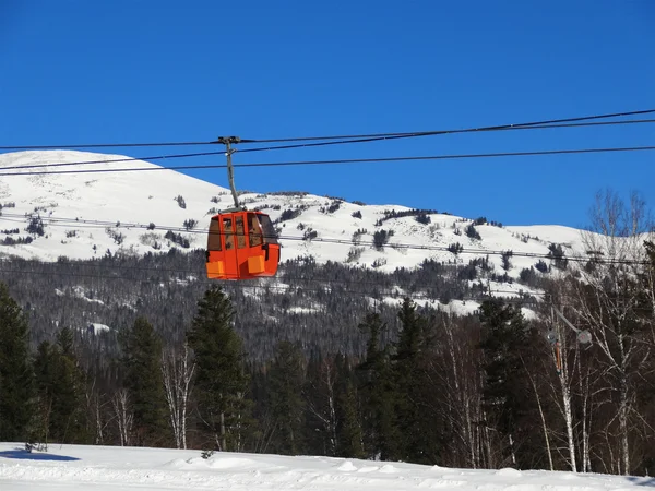 Booth of the ski lift — Stock Photo, Image