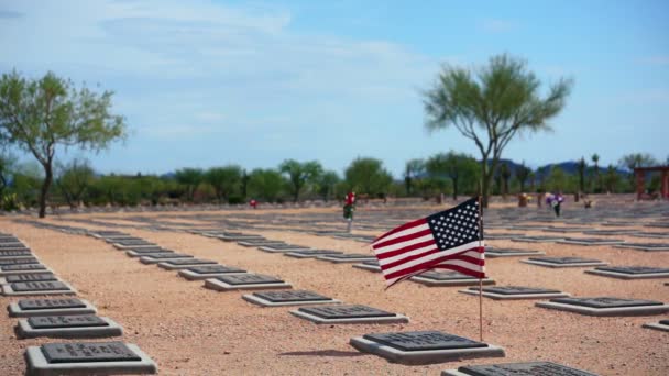 American Patriots Lost — Stock Video