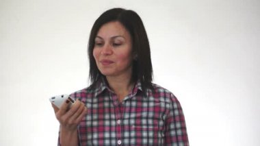 iki cellulars olan kadın